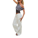 Fongt Simple Hottie Loose Girl Set Thin New Leisure Street Bobple Personality Top