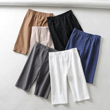 Fongt New Sports Bodybuilding Tight Five Solid Color Running Pants Women's Wear-Outfit