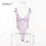 Catsuit Floral Straps