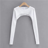 Fongt Sexy Trend In Net Red Super Short Repair Jacket Hoodie Carefully Machine Personality Outside The Top Woman