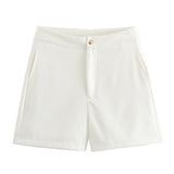 Fongt And Summer New High-Rise Thin Sicilian Vest Wearing Loose Shorts Two Sets
