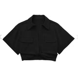 New Elastic Blended Multi-Color Short Style Shirt 7385036-Outfit