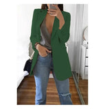 Women's Blazers Jacket Plus Size 4XL 5XL Spring Autumn Jacket Oversize for Woman Office Long Sleeve Coat Casual Clothes