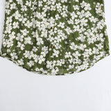 New Flower Print Loose Casual Shirt 2758900-Outfit