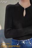 Mujer Invierno 2023 Autumn Winter Vintage Knitted Top Women Solid Basic Sweater Female Korean Long Sleeve Slim