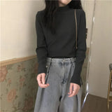 Fongt 2024 New Interior With Long-Sleeved T-Shirt Student Top Women's
