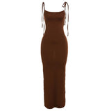 Fongt Women's Sexy Back Strap Temperament Slim Buttock Evening