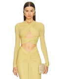 Spring New Women's Temperament Sexy Long-Sleeved T Ruth-Envested Dress
