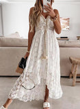 Fongt Lace Slings In The Summer Of 2025 With A Solid Dress