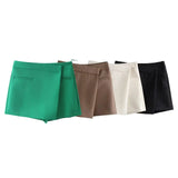 Fongt Women's Clothing INS Burst Asymmetrical Solid-Color Fashion Skirts Casual