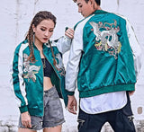 2022 Spring Autumn Embroidered Jackets Harajuku Style Men And Women Short Baseball Jacket Outwear Harajuku Accessories