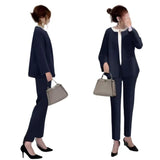 Fongt Quality Autumn 2025 New Commuter Top With Pocket-Round Cardigan + Suit Suit