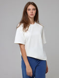 Fongt Spring Summer New Solid Color T-Shirt Women Hot Pure Cotton Short-Sleeved Top Loose