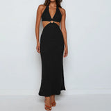 Fongt Bikini Hoodie V-Neck Folded Back Collared Back With Beach Tunne