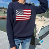Fongt 2025 New Women's Easing Easing Independent Japanese Collar Fashion Knitted Sweater