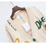 Hand-embroidered Cardigan-Outfit