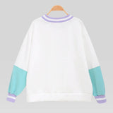 Clothes Hoodies Sweatshirt Young Girls Cute Butterfly Loose Autunm Tops Women Long Sleeve Warm Fleece Pullover White