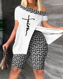 Women's Wear 2023 New Summer Fashion And Leisure Fashion Suit-Outfit