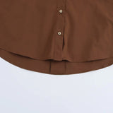 Fongt Homemade New Women's Classic Fashion Wide Sleeves Prefectural Shirt 2246255