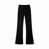 Fongt Jeans Women's Spring And Summer 2025 New High-Rise Thin Small Pear-Shaped Body Elastic Broad Leggings