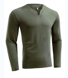 Fongt New Hot Fitness Plus-Size Sports T-Shirt Men's Elastic Comfortable Long-Sleeved Autumn