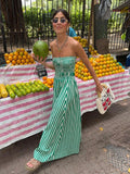 Fongt Summer New Breastless Backless Temperament To Take The Craft Elegant Ladies Dress