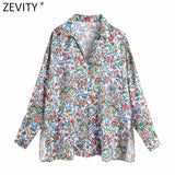 2021 Women Sweet Colorful Floral Print Side Split Kimono Smock Blouse Female Breasted Shirt Chic Loose Blusas Tops