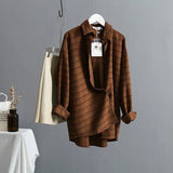 Arrival Women Plaid Oversize Blouse Batwing Sleeve Front Short Back Long Shirt Turn-Down Collar Casual Top