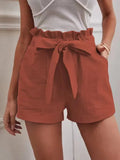 Solid Color Large High Waist Wide