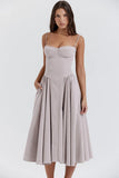 Fongt Dress New French Retro Dress Court Style Dopamine Wearing Sling Dress Woman
