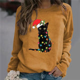Long Sleeve O-Neck Loose Hoodie Fashion Ladies