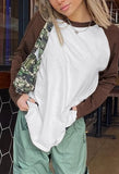Crew Neck Raglan Sleeve Tee-Outfit