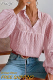 Chiffon Lace Blouses Lantern Sleeve Vintage Women Blouse Lace-up Tops Female Female Shirts Loose Blusas Autumn New