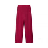 Fongt Homemade New Women's Classic Fashion Bleety Dress Collar Blazer Trousers