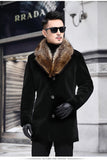 Fongt Hair, The Coat Of Coat Men's Single Buckle Thick Medium Long, The E-Shirt Ebay Wool Coat