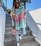 Fongt Explosion Ebaywish Autumn And Winter New Fashion Printing Lady's Coat