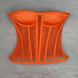 Fongt Single-Yarn Three-Dimensional Tector-Bo Corset Corset Corset Wedding Dress Bottom Perspective Cool Can Stand Up Corset