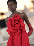 Women's Slings Handmade Three-Dimensional Solid Dress Dress Dress Women's