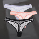 Sexy Perspective G-String Women's Panties Woman Thong Low-waist Underpants Hollow Out T-back Female Underwear
