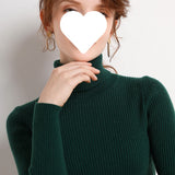 Fongt Temperament High-Neck Basic Sweater Women's Autumn And Winter Repair Jacket Inside The Bottom Of The Long-Sleeved Knitting