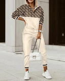 2023 Autumn New Fashion Printing 2-Piece Suit Girl-Outfit