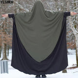 Eid Hooded Muslim Women Hijab Dress Prayer Garment Jilbab Abaya Long Khimar Full Cover Ramadan Gown Abayas Islamic Clothes