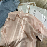 Fongt Design Texture-Sensitive Version Of Long-Sleeved Shirt Women's Spring And Autumn New Fresh Loose Sunscreen Clothes