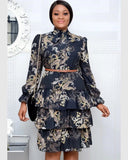 African Digital Printing High Waist Ol