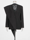 Fongt 2025 Autumn And Winter New High-End Oscarb Shawl With A Buckle Suit Jacket Women's