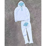 And Winter Fashion Brand Printed Loose Sweaters Y2K Hip Hop Street Pullovers For Men And Women Casual Jackets-Outfit