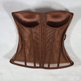 Fongt Single-Yarn Three-Dimensional Tector-Bo Corset Corset Corset Wedding Dress Bottom Perspective Cool Can Stand Up Corset