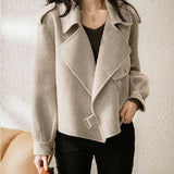 Fongt Wind New Hair Suit Female British Wind Autumn And Winter Small Ocean Gas Loose French Short Coat