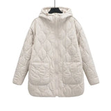 Fongt Autumn New Women's Loose Cotton Clothes Long Jacket Jacket