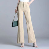 Waist Lengthened Flared Bell-bottom